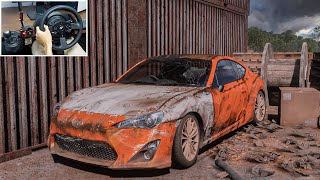 Rebuilding TOYOTA GT86 900HP  Forza Horizon 5  Thrustmaster T300RS gameplay [upl. by Einnol209]