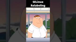 SELinux Relabeling memes linux selinux funny waiting [upl. by Broeder]