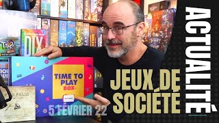 ACTUALITÉ JEUX DE SOCIÉTÉ du 5 février 2022 [upl. by Asiilanna427]