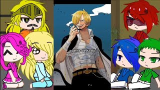 VINSMOKE FAMILY REACT TO SANJI PART 2 [upl. by Naujit]