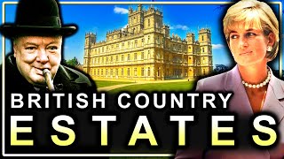 The Top 10 Most OPULENT British COUNTRY HOUSES [upl. by Alphonsa]