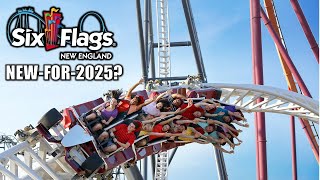 What is Six Flags New England Adding in 2025 [upl. by Yrian]