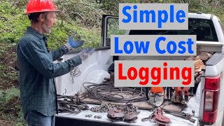 Set Up a Simple Low Cost Log Yarding Operation [upl. by Megen]