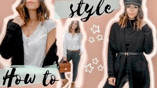 1 CARDIGAN 5 LOOK How to style Cardigans  5 IDEE OUTFIT [upl. by Nerraw243]