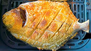 PERFECT AIR FRYER GARLIC POMPANO FISH WITHOUT OIL [upl. by Orelu502]