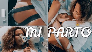 MI PARTO natural 40 semanas🤰 precioso final🥰 primeras horas de vida👶 [upl. by Rodl112]