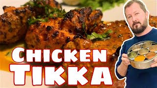 Restaurant Flavour CHICKEN TIKKA l Cooked in the Tandoori Oven amp Grill Comparison [upl. by Nolahc]