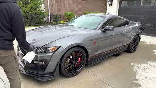 Gtechniq Ceramic Coating for a This 2022 Shelby GT500 Mustang  Luxury Car Care LLC  Mason OH [upl. by Freemon]