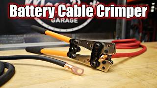 🔧Tool Tech Tuesday 76  Battery Cable Lug Crimper  Large Wire Crimping [upl. by Nerraj530]