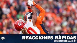 ¡Cayeron los Niners y Chiefs  Reacciones Rápidas Domingo Semana 8 [upl. by Eelorac]