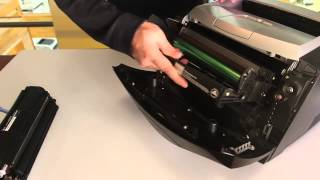 How to Replace Lexmark E230 Imaging Drum Unit in Lexmark E230 or Similar Models [upl. by Ahsinrac]