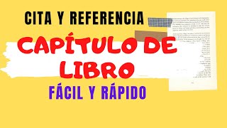 NORMAS APA CITAR CAPÍTULO DE LIBRO EN WORD SÉPTIMA EDICIÓN 7ma PASO A PASO [upl. by Lennej]