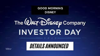 Disney Investor Day 2020 Details Announced on Good Morning Disney [upl. by Mort]