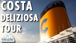 Costa Deliziosa Tour  Costa Cruises  Cruise Ship Tour [upl. by Acacia336]