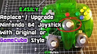 How To Replace  Upgrade N64 Joystick [upl. by Bedelia701]