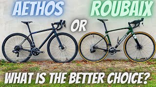 2021 SPECIALIZED ROUBAIX or AETHOS WHAT ARE THE DIFFERENCES WHAT IS THE BIKE FOR YOU SWORKS PRO [upl. by Madelin]