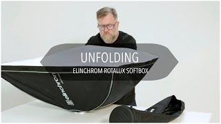 Unfolding Elinchrom Rotalux Softbox  No hassle [upl. by Gerda]