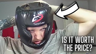 WATCH BEFORE YOU BUY  Tworiver Boxing Headgear [upl. by Ahlgren]