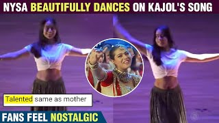 Kajols Daughter Nysa Gracefully Dances On Moms Bole Chudiyan Song  Video Viral [upl. by Ennylcaj472]