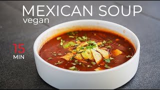 QUICK  EASY TEXMEX Mexican Style Soup Recipe [upl. by Annor560]