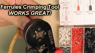 BEST Ferrules Crimping Tool Kit Wieprima Includes 1200PCS Wire Terminals REVIEW [upl. by Anaitak]