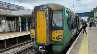 Class 377117 departs Polegate [upl. by Vasily]