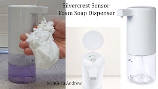 Silvercrest Sensor Foam Soap Dispenser REVIEW [upl. by Minni]