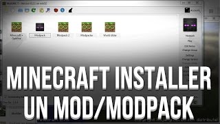 Installer un ModModpack avec MultiMC   Minecraft [upl. by Ruyam]