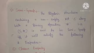 semigroups and monoids discrete mathematics semigroup in discrete mathematics [upl. by Saleme860]