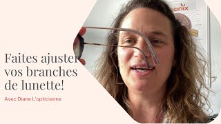 L’ajustage de vos lunettes est essentiel  par Diane opticienne [upl. by Annaujat]