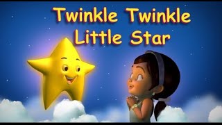 Twinkle Twinkle Little Star  Dora the Explorer Spanish and English Picture Lyrics [upl. by Aierbma452]