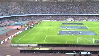 Napoli  Al San Paolo presentazione della squadra e delle maglie 290713 [upl. by Wade]