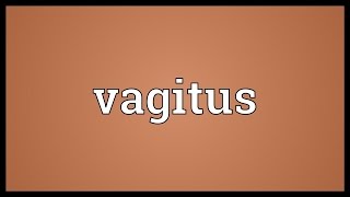 Vagitus Meaning [upl. by Ogilvy]