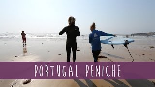 SURFEN IN PENICHE  PORTUGAL ROADTRIP TEIL 3 [upl. by Loferski]