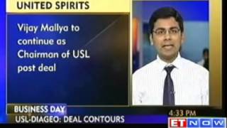 Deal sealed Diageo to pay Rs 1440 per share to USL [upl. by Huskey]