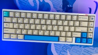 ⌨ Luminkey65 amp Thera75 keycaps — Gateron Sylva lubed sound test [upl. by Leahcimnhoj]