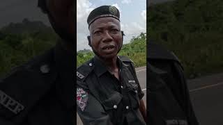 Corrupt Nigerian Police Officer Caught Demanding MONEY [upl. by Jany777]