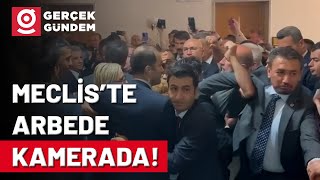 TBMMde Komisyon Görüşmeleri İçin Salona Alınmadılar Yaşanan Arbede Böyle Kameralara Yansıdı [upl. by Violeta]