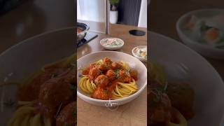 How to make spaghetti Spaghetti with tomato sauce shorts asmr food cooking [upl. by Addie925]