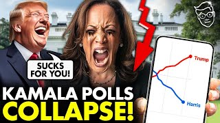 PANIC Kamala Poll Numbers COLLAPSE Fake Lead EVAPORATES After Debate  Worse Than Biden [upl. by Barbara-Anne]