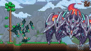 Using Mystic Frogs against a Space Crab Terraria Calamity Summoner Lets Play 33 [upl. by Stockton702]