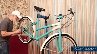 New Life for Old Bikes repainting Hillarys cruiser bike [upl. by Enautna751]