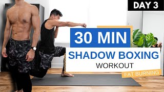 HOME WORKOUT SHADOW BOXING  ALL LEVELS  MINIMAL EQUIPMENT  DAY 3  2021  JEREMY SRY [upl. by Colston]