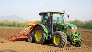 semina frumento 2017JOHN DEERE 5100 M  GASPARDO PRIMA Pi 400 [upl. by Asirrac]