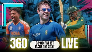 T20WorldCup2024 🏏 360 LIVE QampA [upl. by Rebma]