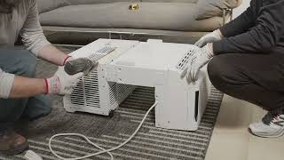 GE Profile™ ClearView™ Window Air Conditioner Installation [upl. by Nylirem]