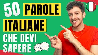 VOCABOLARIO ITALIANO 50 Parole Italiane Che Dovresti Sapere Sub ITA  Imparare l’Italiano [upl. by Mazman553]