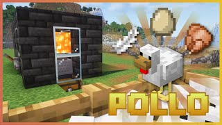 Granja de Pollos Definitiva  Minecraft Java amp Bedrock 121  🔝 Comida AFK🍗 Plumas y huevo 🪶🥚 [upl. by Harmonia41]