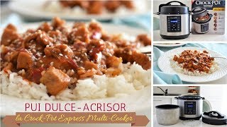 Reteta Pui dulceacrisor  Review CrockPot® Express MultiCooker [upl. by Anitsyrhc]