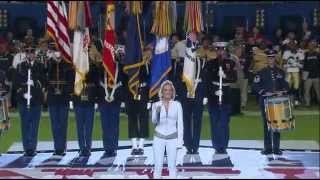 National AnthemCarrie Underwood Super Bowl 2010 [upl. by Solotsopa902]